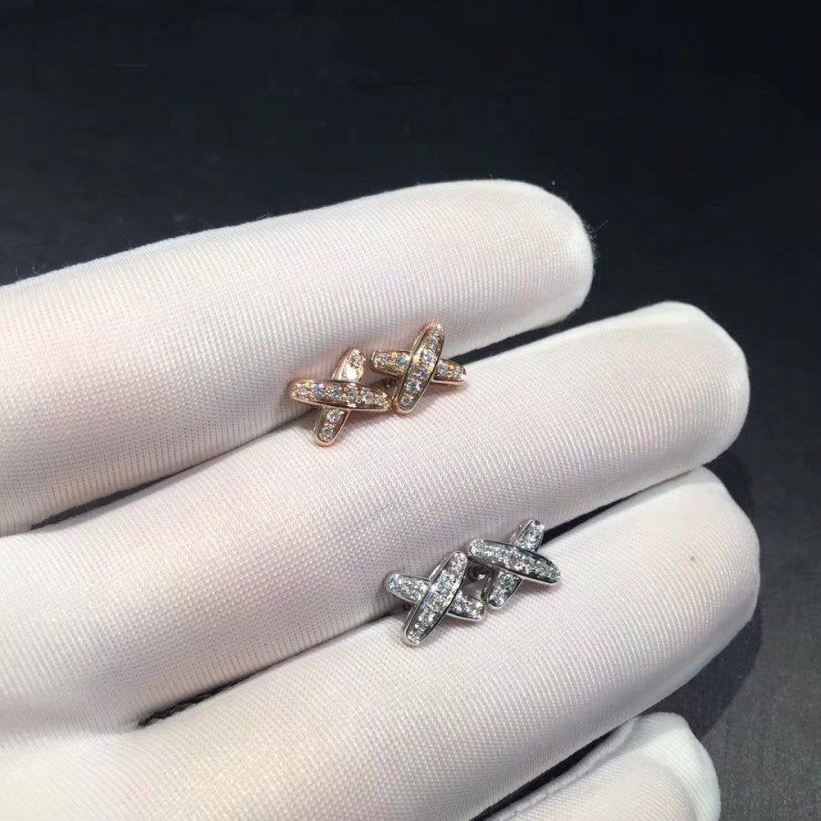 [Luxery]JEUX DE DIAMOND EARRINGS