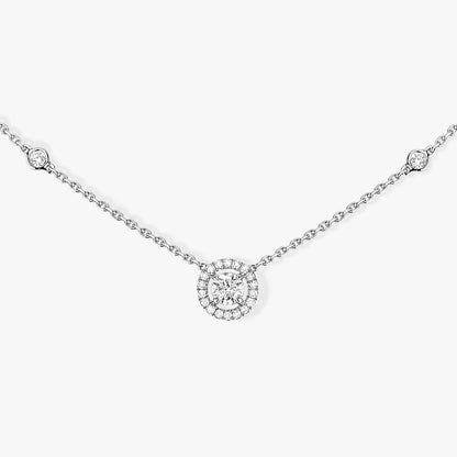[Luxery]Diamond Necklace 0,20ct Brilliant Shape Joy