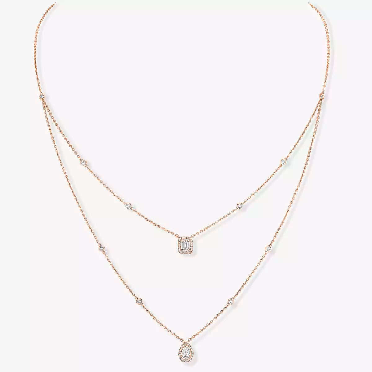 [⭐Luxus]Diamantkette My Twin 2 Reihen