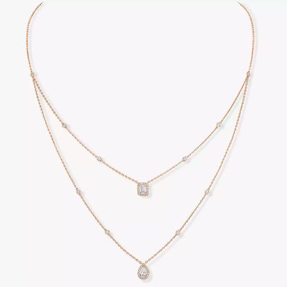 [⭐Luxus]Diamantkette My Twin 2 Reihen