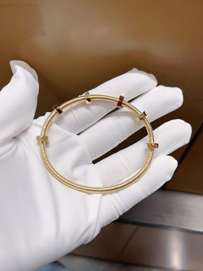 [Luxery jewelrys]CT THREADED BRACELET