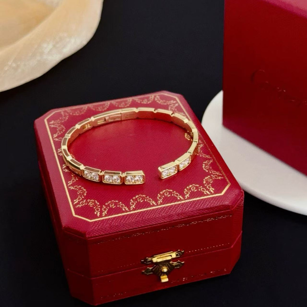 [⭐Luxusschmuck] LOVE DIAMOND OPEN ARMBAND