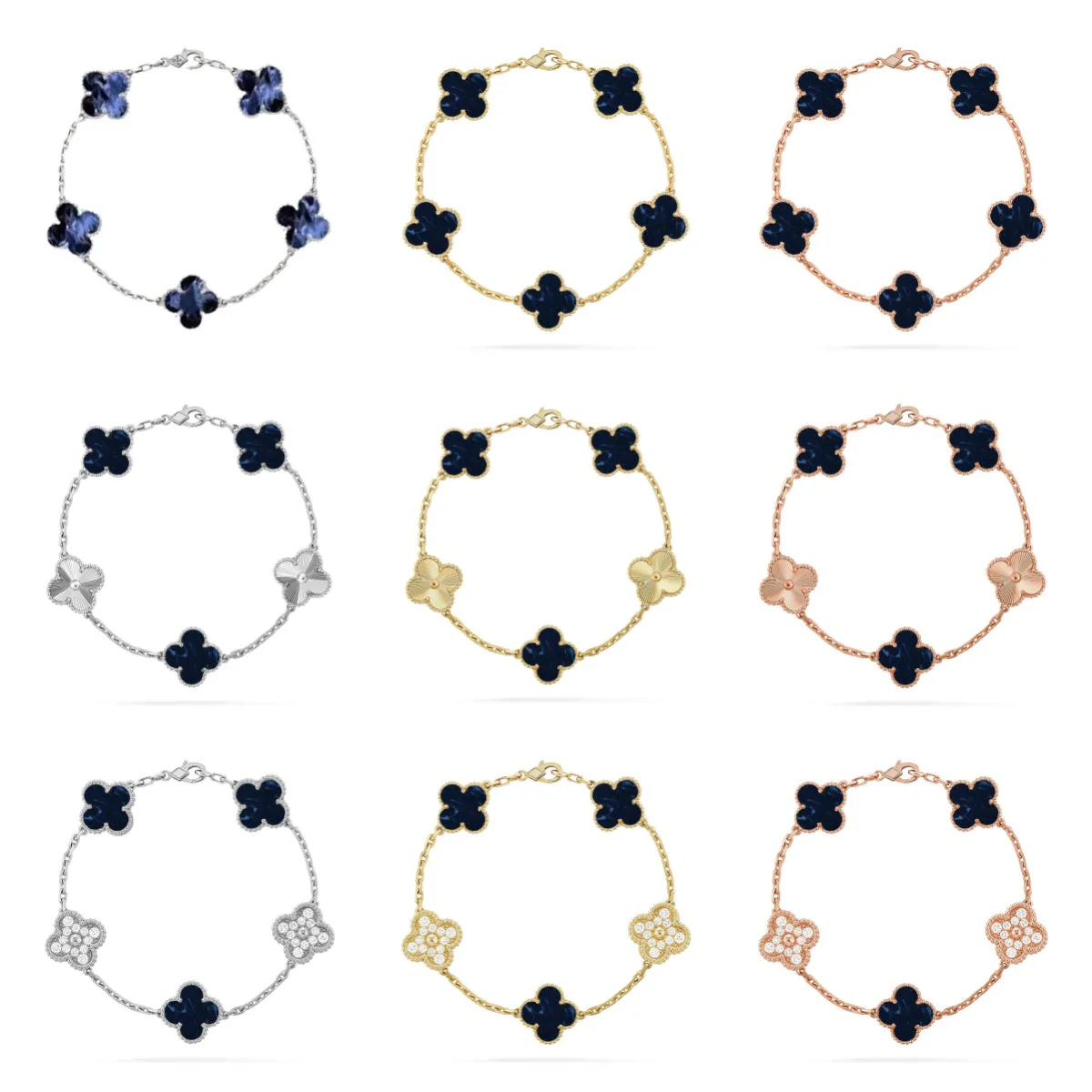 [⭐Luxus] CLOVER 5-MOTIV ARMBAND KOLLEKTION AUS PIETERSIT