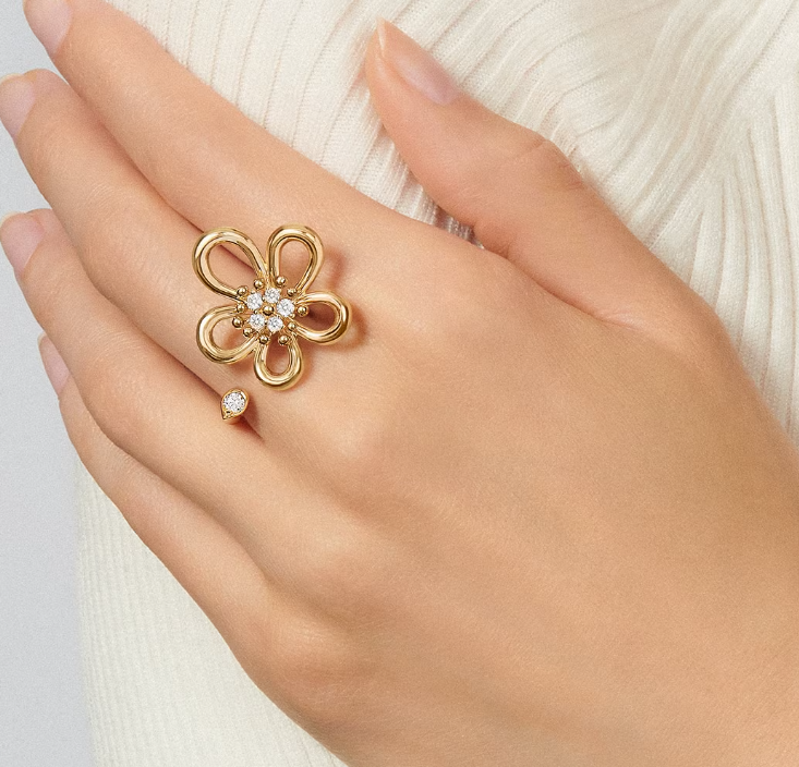 [⭐Luxus]Flowerlace Zwischenring