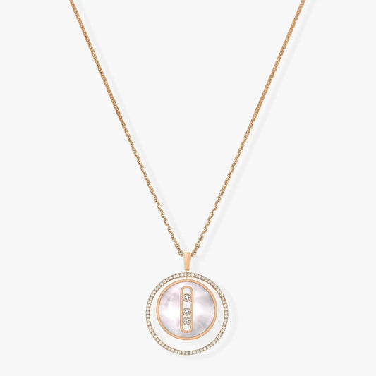 [Luxery]Demo MOVE MM NACRE BLANCHE DIAMOND NECKLACE