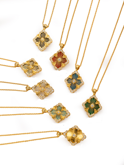 [Luxery] B.C.L BIG SIZE  ENAMEL NECKLACE£¨Various colors£©