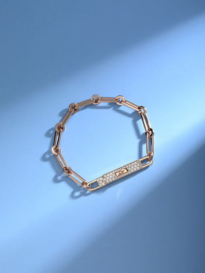[⭐Luxery]KETTENARMBAND KLEINES MODELL DIAMANT