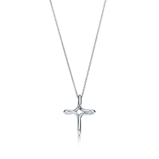 [⭐Luxery Jewels]CROSS NECKLACE STERLING SILVER MATERIAL