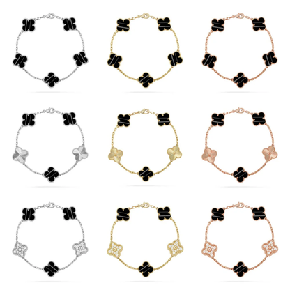 [⭐Luxus] CLOVER 5 MOTIV PULSAR STEIN ARMBAND KOLLEKTION