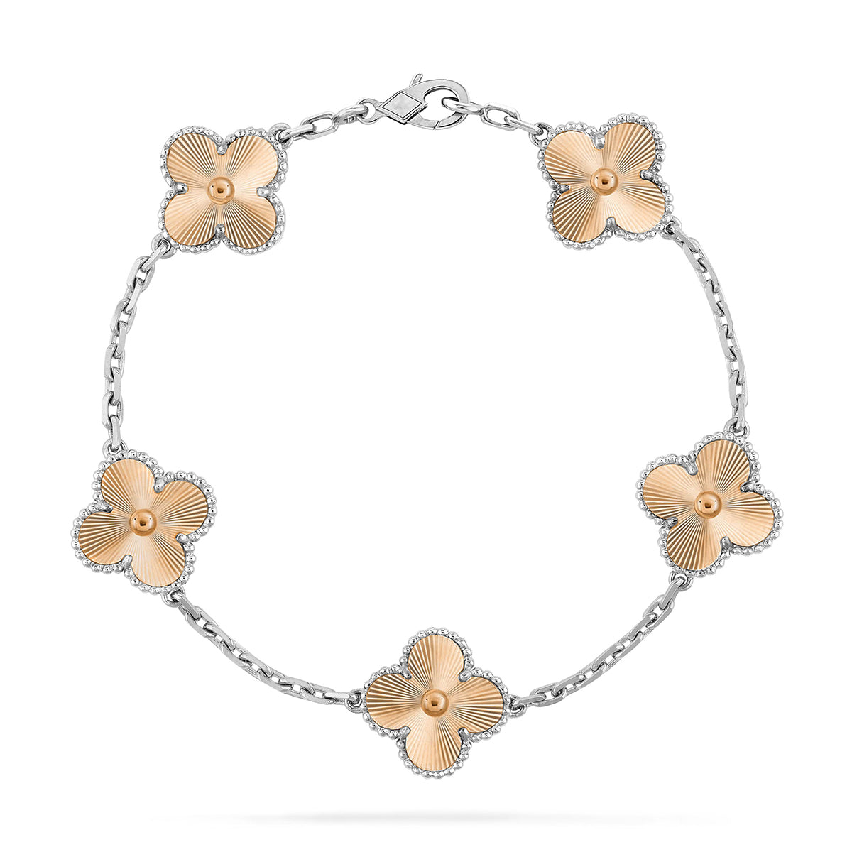 [Luxery] CLOVER 5 MOTIF LASER BRACELET COLLECTION