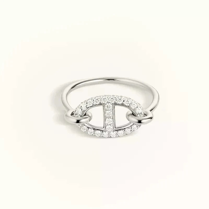 [Luxery]RONDE SMALL SILVER DIAMOND RING