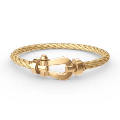 [Luxery]FORCE LARGE HORSESHOE NO DIAMOND BRACELET GOLD