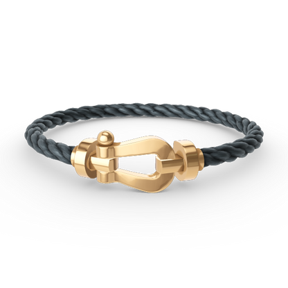 [Luxery]FORCE LARGE HORSESHOE NO DIAMOND BRACELET GOLD