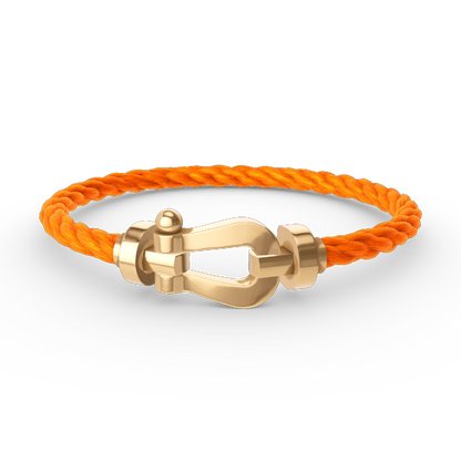 [Luxery]FORCE LARGE HORSESHOE NO DIAMOND BRACELET GOLD