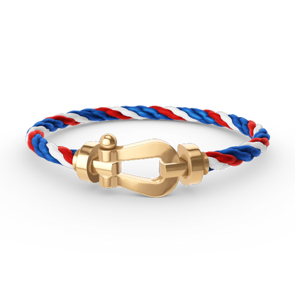 [Luxery]FORCE LARGE HORSESHOE NO DIAMOND BRACELET GOLD