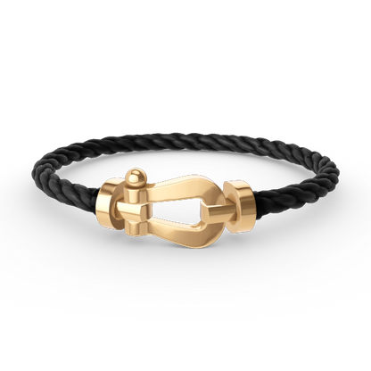 [Luxery]FORCE LARGE HORSESHOE NO DIAMOND BRACELET GOLD