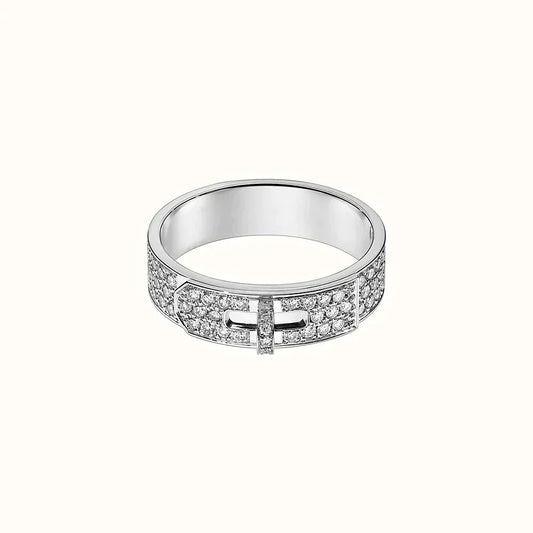 [Luxery]KELLY SILVER DIAMOND RING