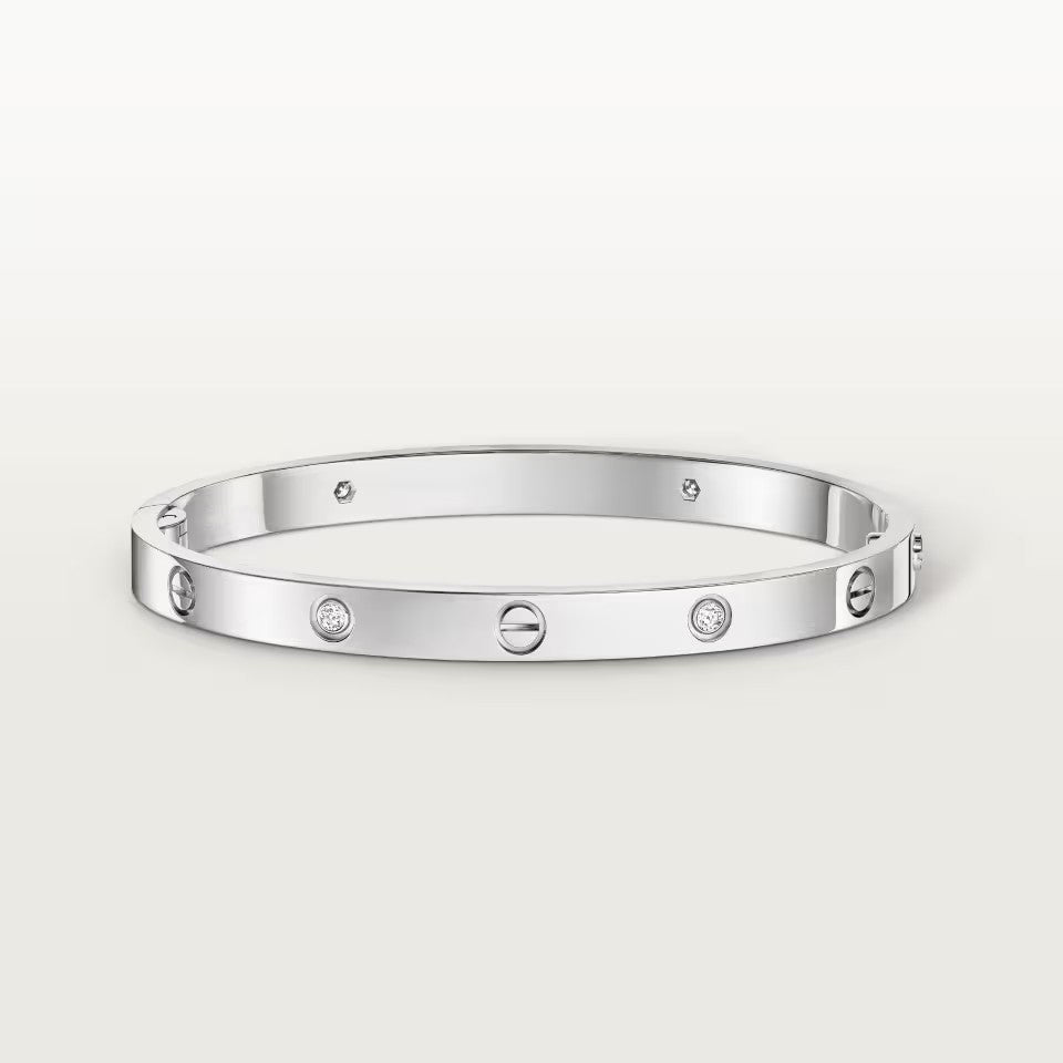[⭐Luxery]LOVEブレスレット 4.8MM 4ダイヤモンド