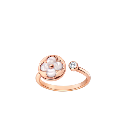 [Luxery]SUN 1 DIAMOND PINK MOP RING