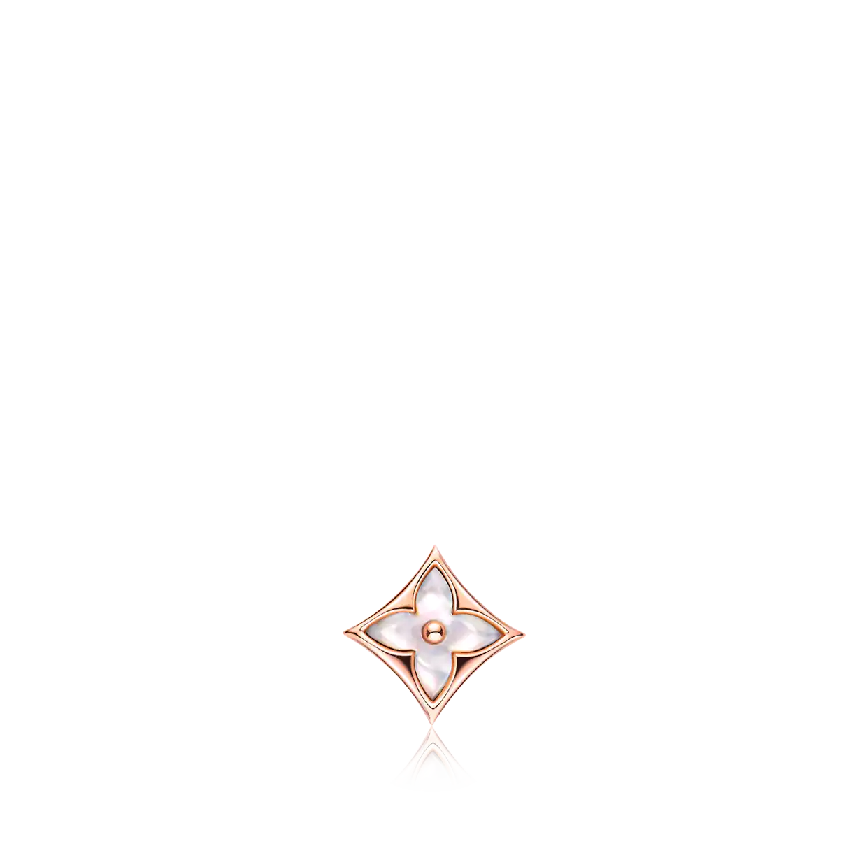 [Luxery]STAR MOP PINK GOLD EARRINGS