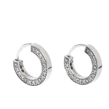 [Luxery]LOVE DIAMOND EARRINGS
