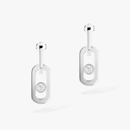 [Luxery]So Move XL Diamond Pendant Earrings