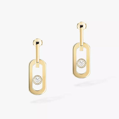 [⭐Luxery] ソー ムーヴ XL ダイヤモンド フープピアス