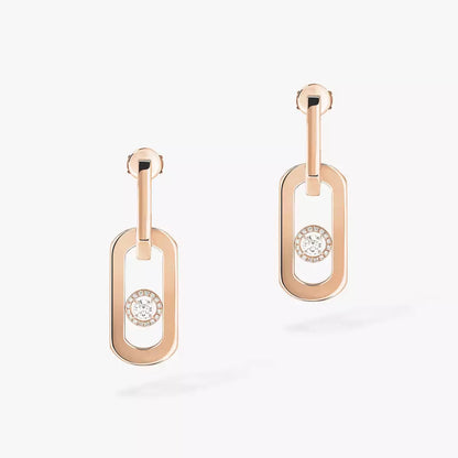 [⭐Luxery] ソー ムーヴ XL ダイヤモンド フープピアス