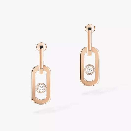 [Luxery] So Move XL Diamond Hoop Earring