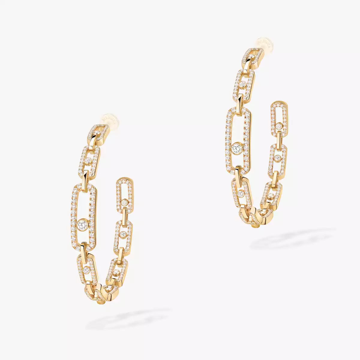 [[⭐Luxery]Move Link Diamant-Creolen