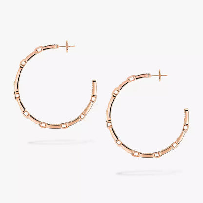 [[⭐Luxery]Move Link Diamant-Creolen