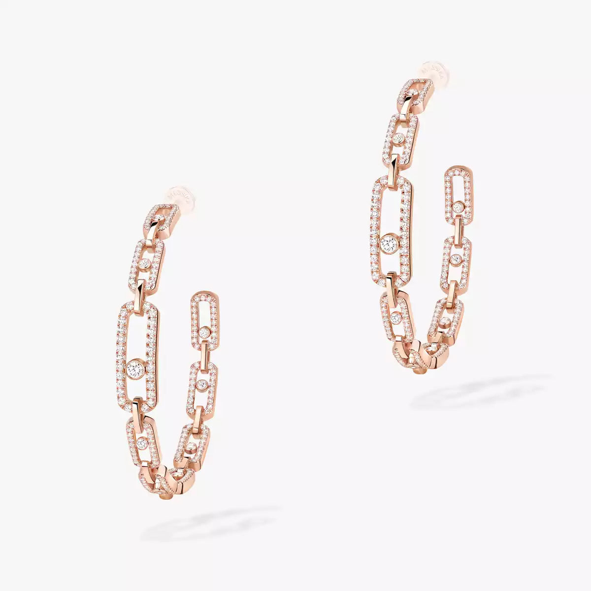 [[⭐Luxery]Move Link Diamant-Creolen