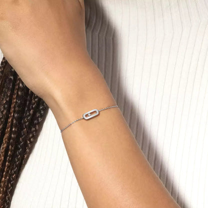 [Luxery]Move Uno Diamond Bracelet