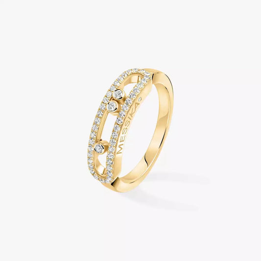 [Luxery] Baby Move Gold Diamond Pave_ Ring