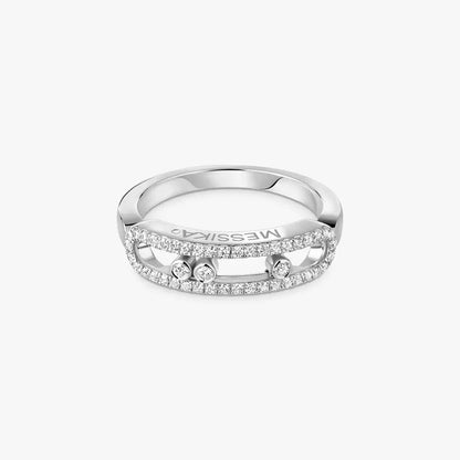 [Luxery] Baby Move Gold Diamond Pave_ Ring