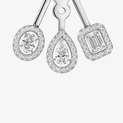 [Luxery] My Twin Trio  Diamond Earrings