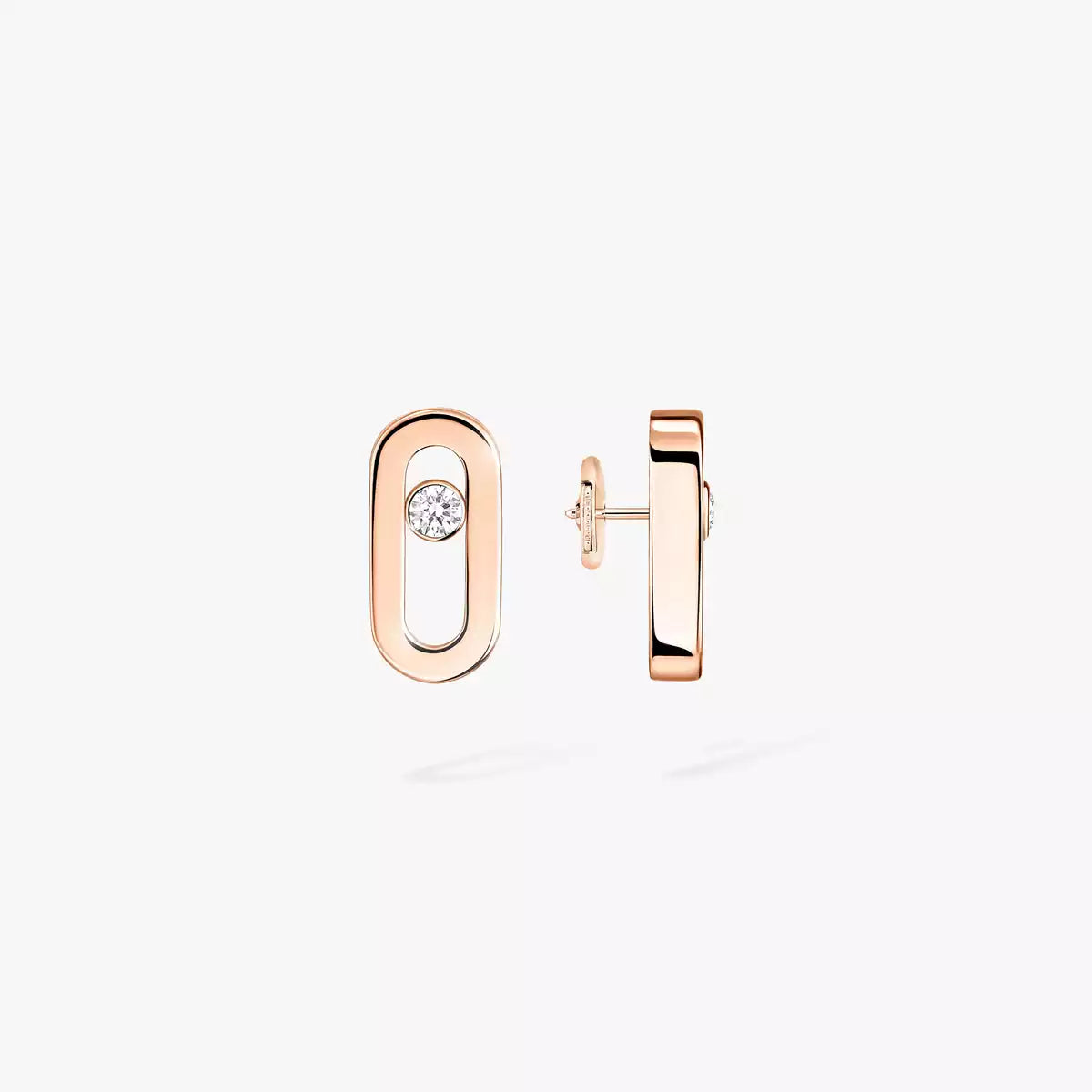[Luxery]Move Uno Diamond Stud Earrings