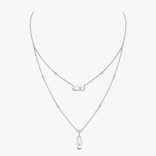 [Luxery] Move Uno Diamond Necklace