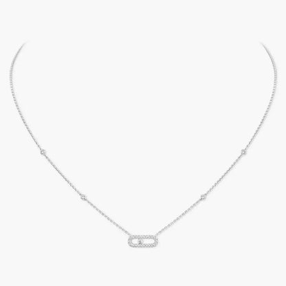 [Luxery]Diamond Necklace Move Uno