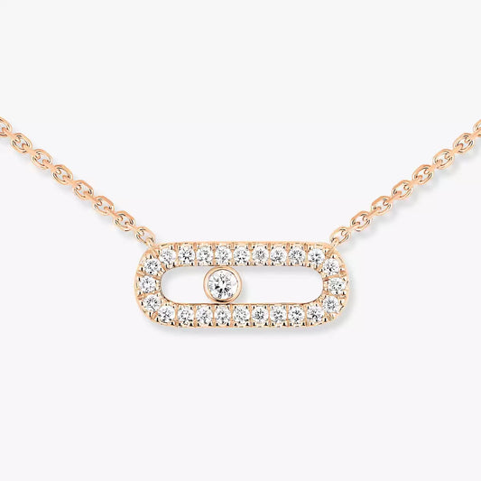 [Luxery]Diamond Necklace Move Uno