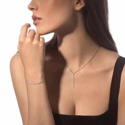 [Luxery]Diamond Thin Bangle 0.15ct My Twin Toi & Moi