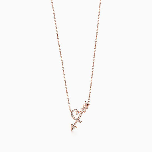 [⭐Luxery Jewels]COLGANTE HEART & ARROW NECKLACE