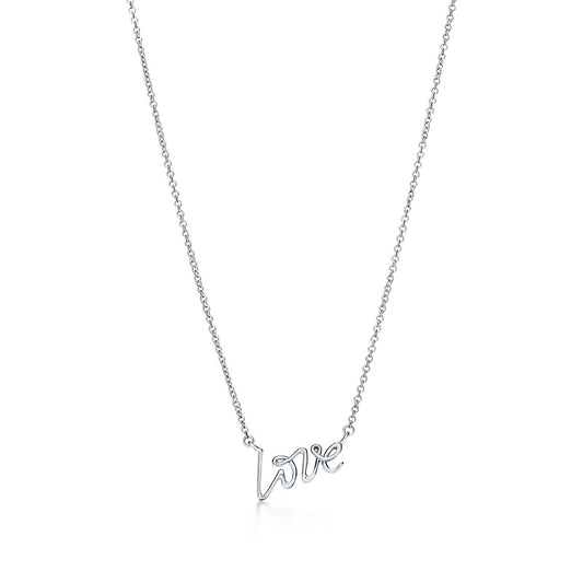 [⭐Luxery Jewels]PALOMA S GRAFFITI LOVE NECKLACE