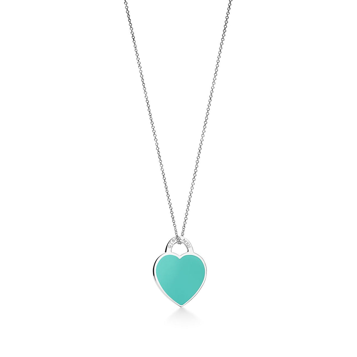 [⭐Luxery Jewels]SMALL HEART TAG PENDANT STERLING SILVER