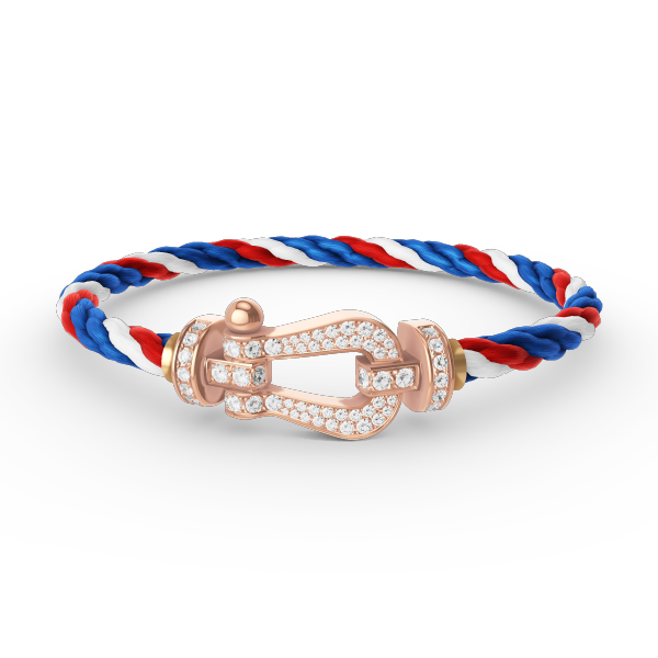 [Luxery]FORCE LARGE HORSESHOE FULL DIAMOND BRACELET ROSE GOLD