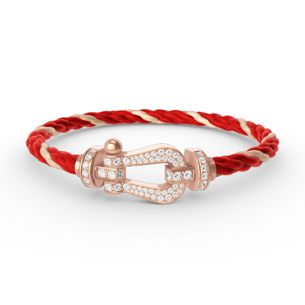 [Luxery]FORCE LARGE HORSESHOE FULL DIAMOND BRACELET ROSE GOLD