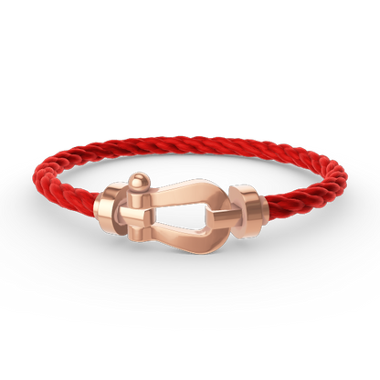 [Luxery]FORCE LARGE HORSESHOE NO DIAMOND BRACELET ROSE GOLD