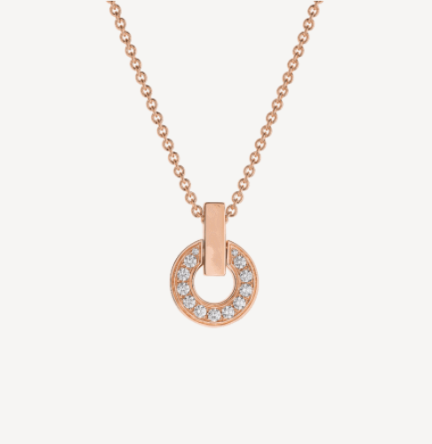 [⭐Luxus]GARI HALSKETTE ROSÉGOLD DIAMANT