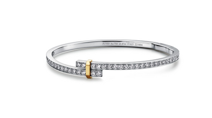 [⭐Luxery Jewels]EDGE DIAMOND GOLD SILVER BRACELET