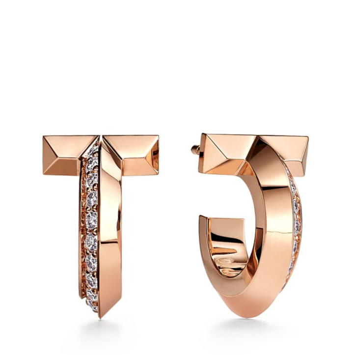 [⭐Luxery Jewels]T1 CREOLEN MIT DIAMANTEN